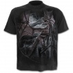 T-shirt homme noir  Dragon conqurant le royaume magique