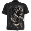 T-shirt homme noir  griffes de la mort et chaines