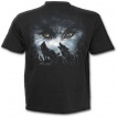 T-shirt homme noir  loups mangeurs d'humains