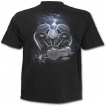 T-shirt homme noir à moto dévoreuse d'âmes et biker