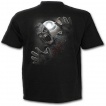 T-shirt homme noir  zombie fracassant votre porte