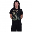 T-shirt homme à serpent cobra sur fond tribal