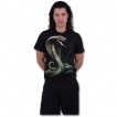 T-shirt homme  serpent cobra sur fond tribal