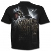 T-shirt homme squelette avec mdaille et gants de boxe