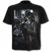 T-shirt homme squelette avec mitraillette prohibition