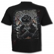 T-shirt homme squelette avec mitraillette prohibition