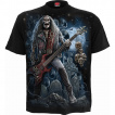 T-shirt homme  squelette guitariste dans un cimetire