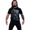 T-shirt homme  squelette guitariste dans un cimetire