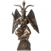 Statue décorative Baphomet en polyrésine bronze - 24cm