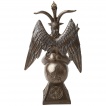 Statue dcorative Baphomet en polyrsine bronze - 24cm