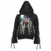 Sweat capuche femme ange de la mort et rubans