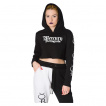 Sweat capuche femme noir MERCURY RETROGRADE (Mercure rtrograde) - Banned