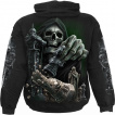 Sweat capuche Hoodie homme avec La Mort gagnant aux échecs