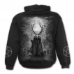 Sweat capuche homme  crane chamanique - noir