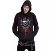 Sweat capuche homme  crne d'crans 