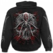 Sweat-capuche homme à crane et araignée