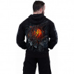 Sweat capuche homme  crane flamboyant STEAMPUNK SKULL