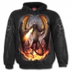 Sweat capuche homme  dragon libr de sa prison