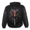 Sweat capuche homme  dragon libr de sa prison