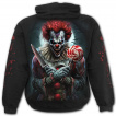 Sweat capuche homme gothique  clown sanguinaire 