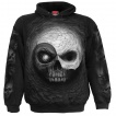 Sweat capuche homme gothique  cranes Yin et Yang