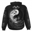 Sweat capuche homme gothique  cranes Yin et Yang