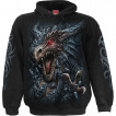 Sweat capuche homme gothique Le repre du dragon