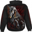 Sweat capuche homme gothique  Licorne infernale