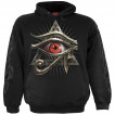 Sweat capuche homme gothique  squelette malfique et Oeil d'Horus
