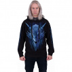 Sweat capuche homme  guerrire combattant un Dragon de Glace