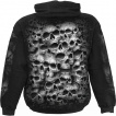 Sweat capuche homme à mur de crane TWISTED SKULLS