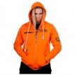 Sweat capuche homme orange prisonier