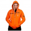 Sweat capuche homme orange prisonier 