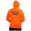 Sweat capuche homme orange prisonier 