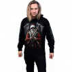 Sweat capuche homme Pre Noel Viking  haches et bouclier