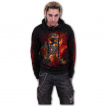 Sweat capuche homme  squelette souffl par une explosion atomique