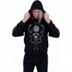 Sweat capuche homme  tte de Gorgone Mdusa