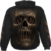 Sweat capuche homme  tte de mort style pouvantail