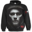 Sweat capuche motard 