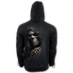 Sweat capuche sangles homme à faucheuse déchirant le tissu