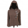 Sweat capuche zip femme 