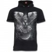 Sweat d't manches courtes homme  hibou en chasse et pleine lune