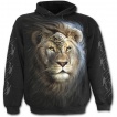 Sweat-shirt à capuche homme avec Lion en armure