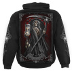 Sweat-shirt  capuche homme La mort faon carte de tarot