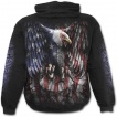 Sweat-shirt gothique homme avec aigle aux couleurs du drapeau des USA