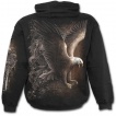 Sweat-shirt gothique homme avec aigle, fleur de lys et crane