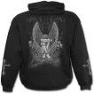 Sweat-shirt gothique homme avec ange sur pentagramme