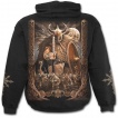 Sweat-shirt gothique homme  avec chef guerrier celte et son arme des tnbres