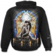 Sweat-shirt gothique homme avec femme enchaînée et vitrail