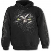 Sweat-shirt gothique homme avec femme loup-garou enchaine et cranes